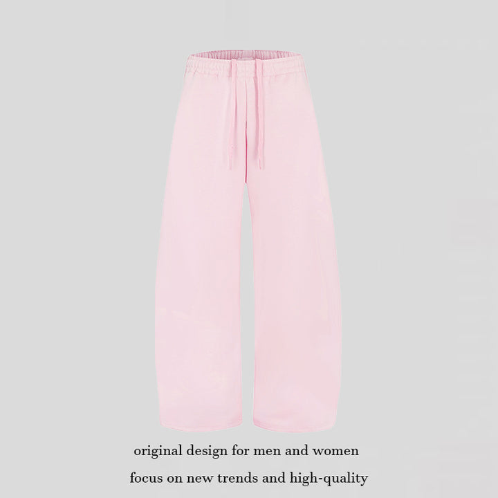 Women's Loose High-Waist Loungewear Pants with Drawstring and Wide Leg Mune Fashion