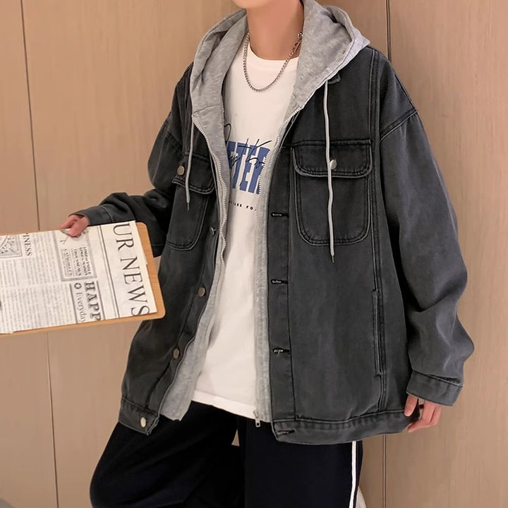 Men's Casual Denim Jacket in Oversized Style Mune Fashion