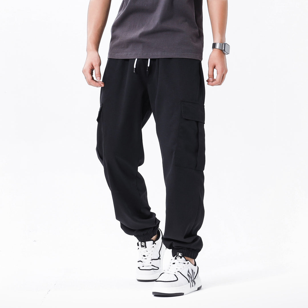 Men's multifunctional cargo pants with elastic waistband and practical pockets Mune Fashion