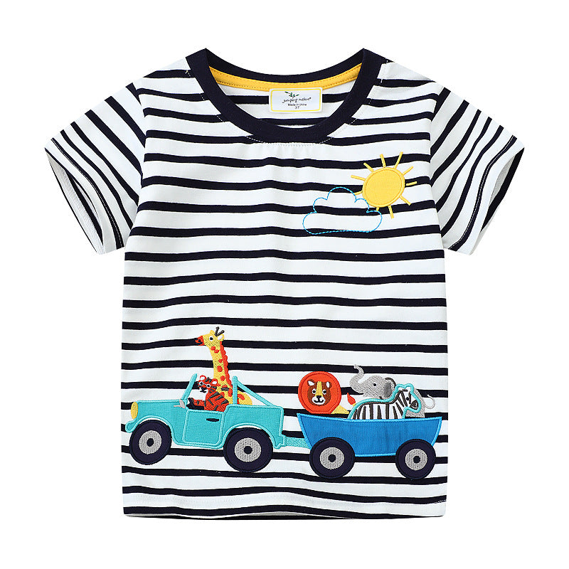 Boys T-shirt with creative safari motif Mune Fashion