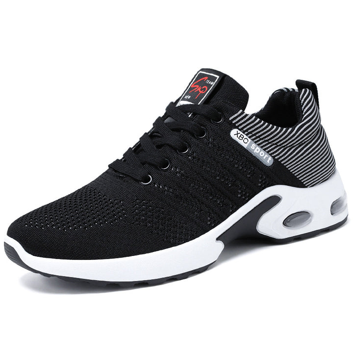 Unisex nan breathable knitted casual running sneakers with visible air chamber and shock-absorbing EVA midsole Mune Fashion