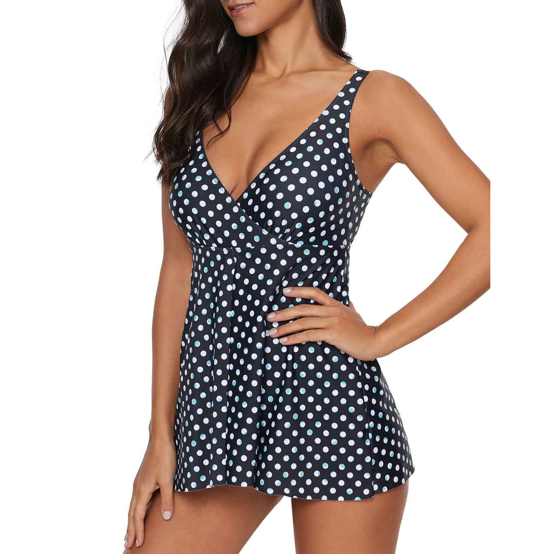 Women's leisure dress with elegant dot design Mune Fashion