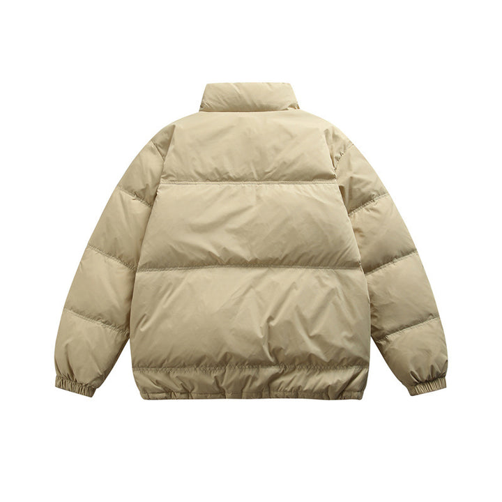 Unisex Boxy-padded thermal jacket with drawstring hem and stand-up collar Mune Fashion