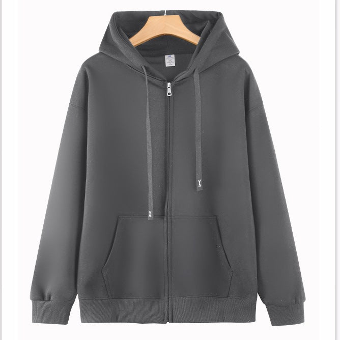 Unisex Oversize Hoodie Jacket with Full Zip & Ribbed Cuffs Mune Fashion