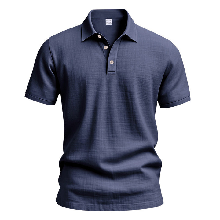 Men's nano lightweight structured polo with kent collar and concealed button placket Mune Fashion