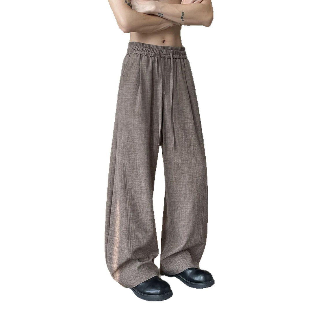 Men's Relaxed Fit Fabric Trousers Mune Fashion