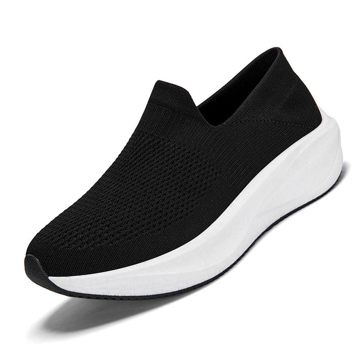 Women's Knit Slip-On Sneaker with Ergonomic Comfort Sole Mune Fashion