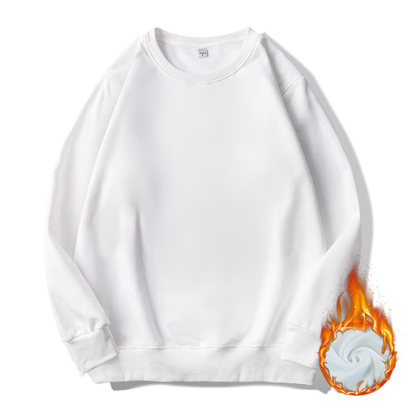 Unisex Thermo-Fleece Sweatshirt with Round Neck and Brushed Inner Lining Mune Fashion