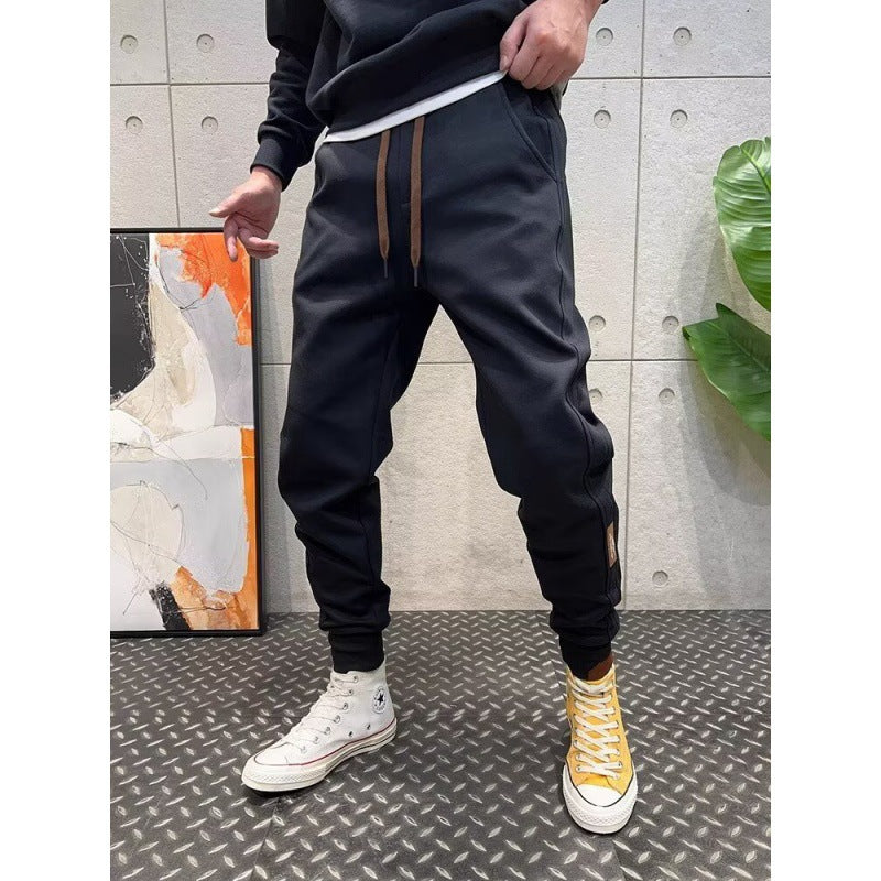 Men's Sporty Jogging Pants with Drawstring Mune Fashion