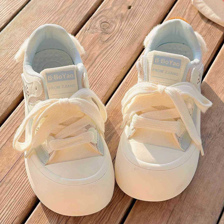 Women's sneakers with playful design and plush details Mune Fashion