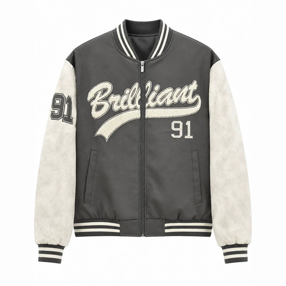Men's Stylish Bomber Jacket with Sporty Cut Mune Fashion