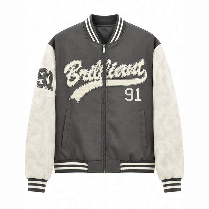Men's Stylish Bomber Jacket with Sporty Cut Mune Fashion