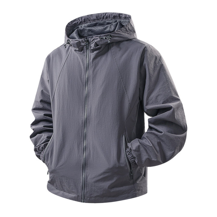 Men's Lightweight Outdoor Jacket with Hood