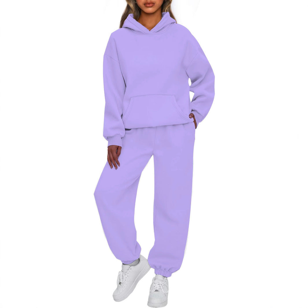 Ladies nan oversized hoodie and jogger set made of soft cotton blend Mune Fashion