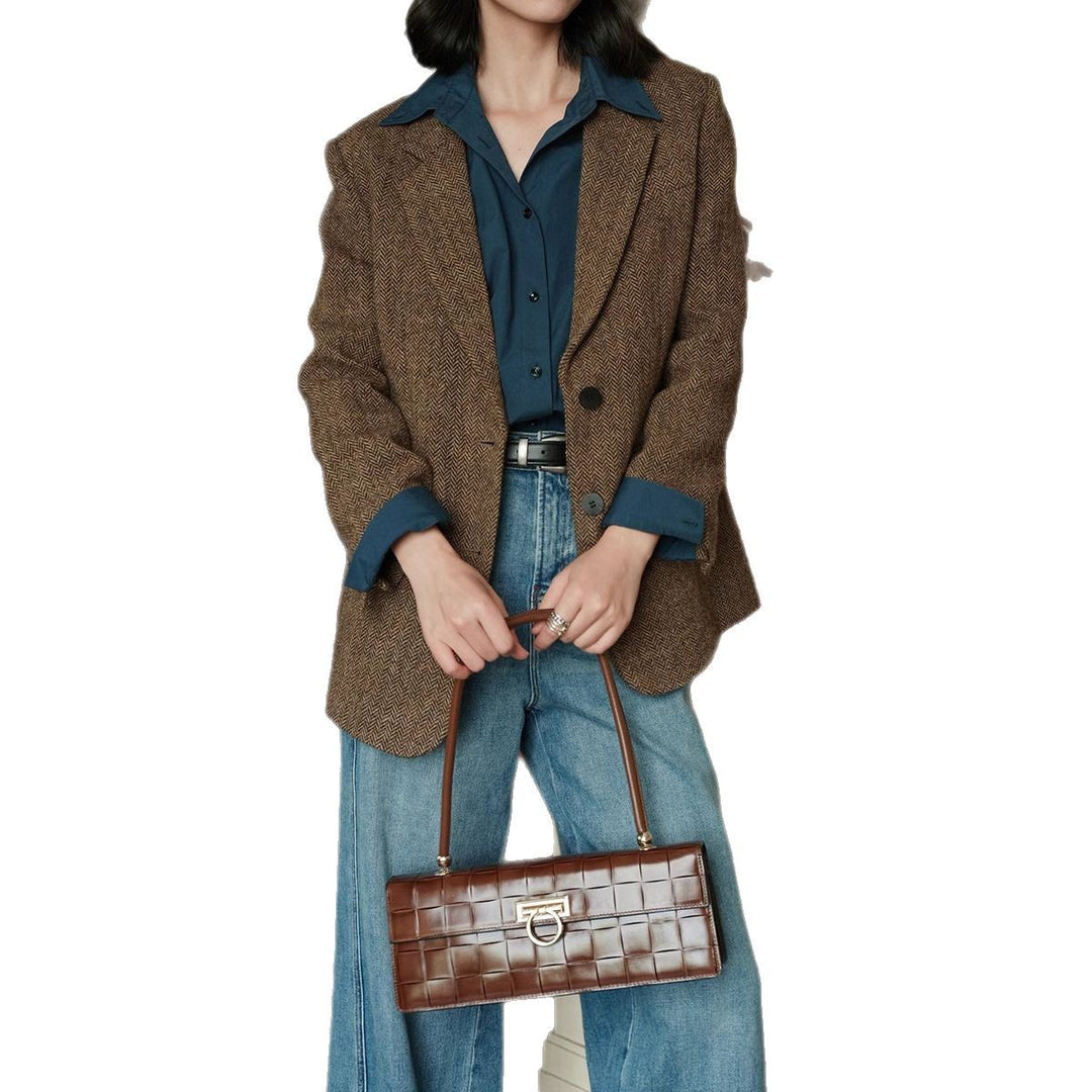 Women's Fashionable Long Sleeve Blouse Made of High-Quality Cotton Mune Fashion