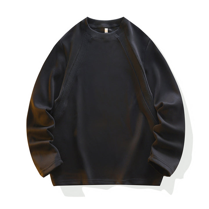 Unisex Oversize Raglan Sweatshirt made of soft cotton blend with ribbed round neckline Mune Fashion