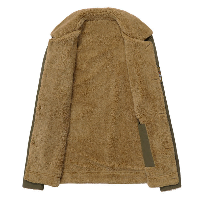 Men's winter jacket with fleece lining Mune Fashion