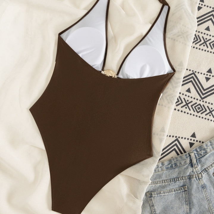 Ladies Stylish One-Piece Swimsuit with High-Quality Accents Mune Fashion
