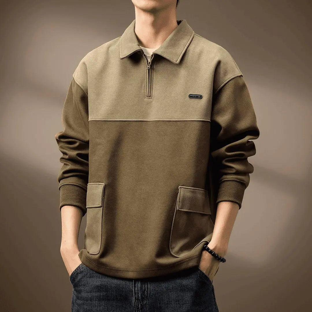 Men's Stylish Sweatshirt with Zipper