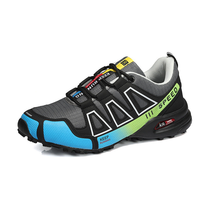 Men's nan robust Trail running shoe with shock-absorbing EVA midsole and grippy profile outsole Mune Fashion