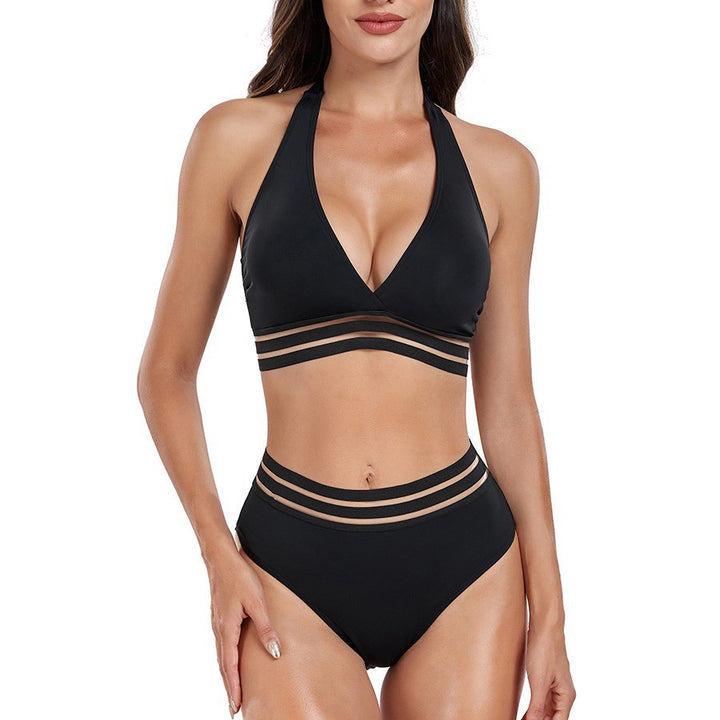 Women High-Waisted Bikini Set with Innovative Cut-Out Design Mune Fashion