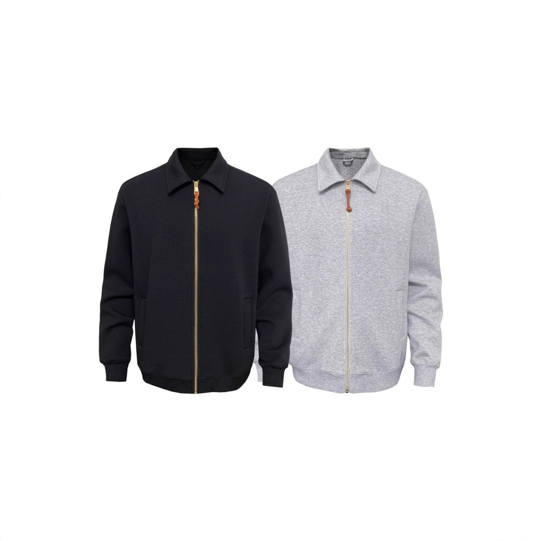 Men's Comfortable Zip-Up Sweat Jacket Mune Fashion