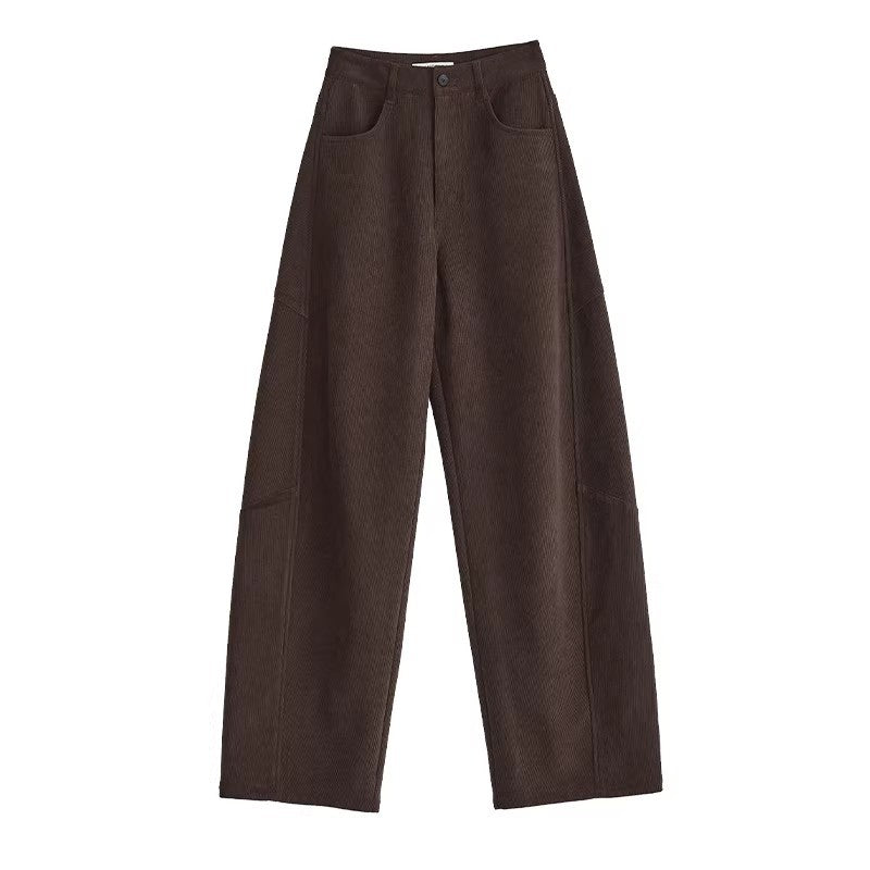 Women's Comfortable and Elegant Wide Cord Pants Mune Fashion