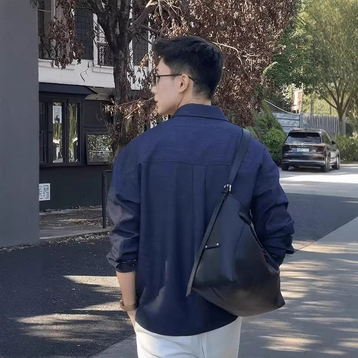 Men Elegant Casual Shirt Mune Fashion