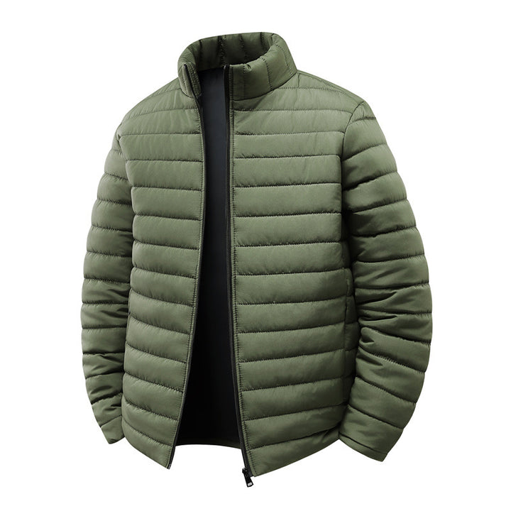 Men's Light Padded Jacket with High Collar Mune Fashion 1788241780