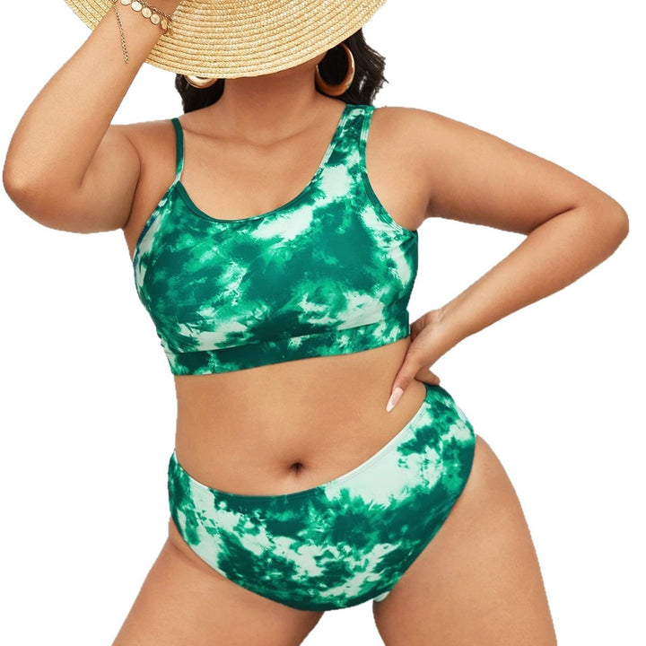 Women's Bikini Set with Fashionable Gradient Mune Fashion