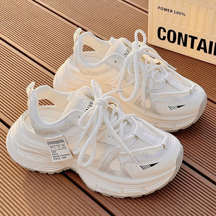 Women's Sporty Sneakers with Breathable Mesh Upper and Non-Slip Sole Mune Fashion