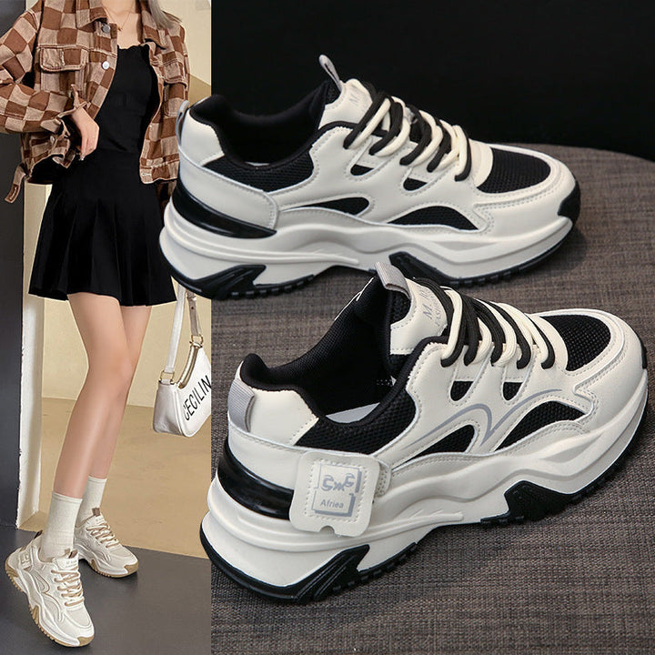 Women's Chunky Sneakers with fashionable design and breathable upper material structure Mune Fashion