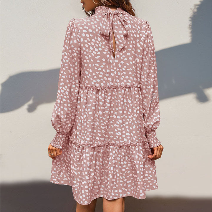 Women Flowing Dress with Ruffle Details Mune Fashion
