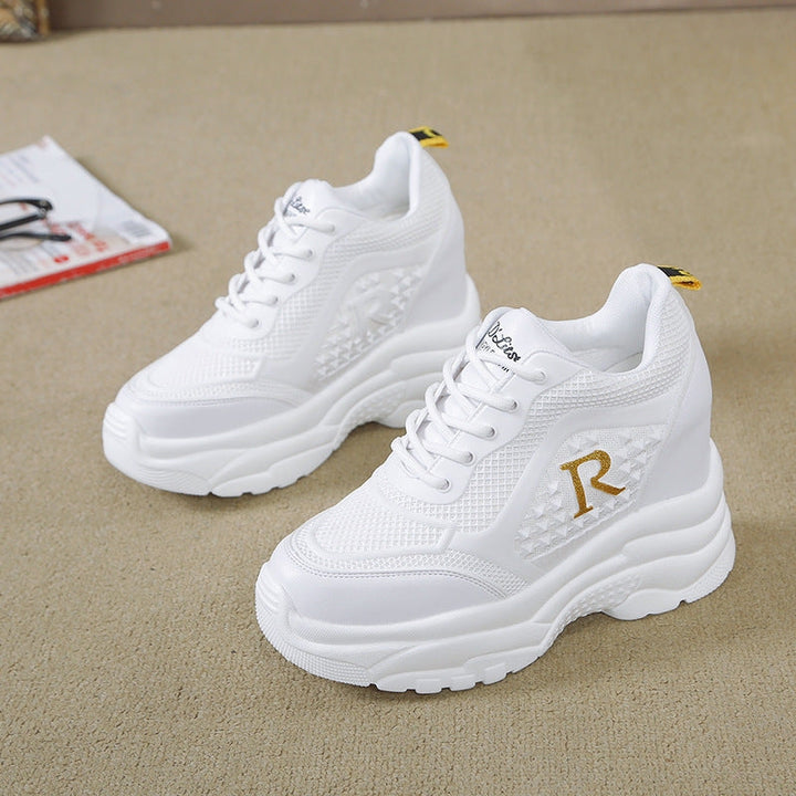 Women Chunky Sneakers with breathable mesh surface and lightweight comfort Mune Fashion