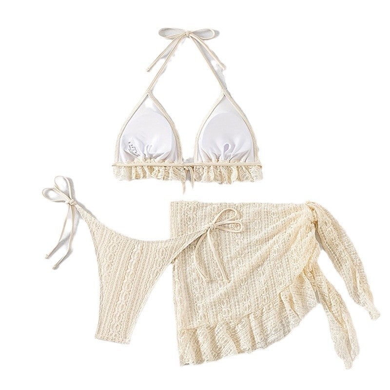 Ladies Beach Bliss Bikini with Stylish Wrap Skirt Mune Fashion