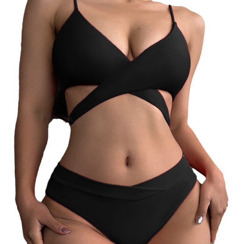 Women's bikini set with innovative wrap design and adjustable straps Mune Fashion