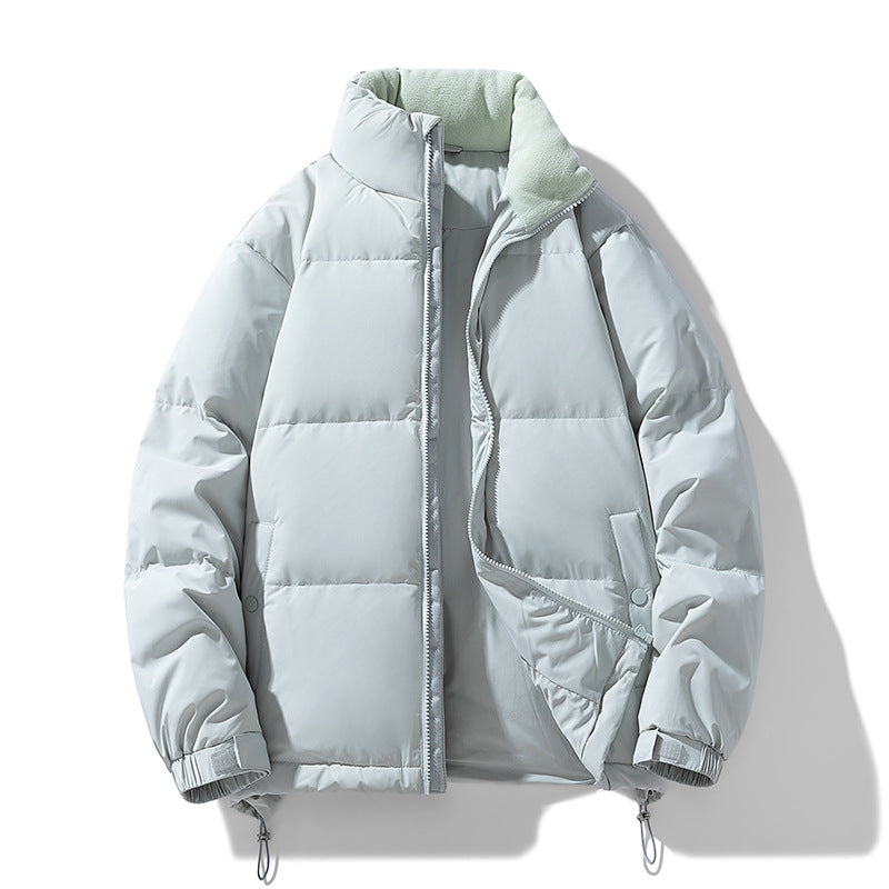 Damen Wattierte Steppjacke mit hohem Kragen und Teddyfutter Mune Fashion