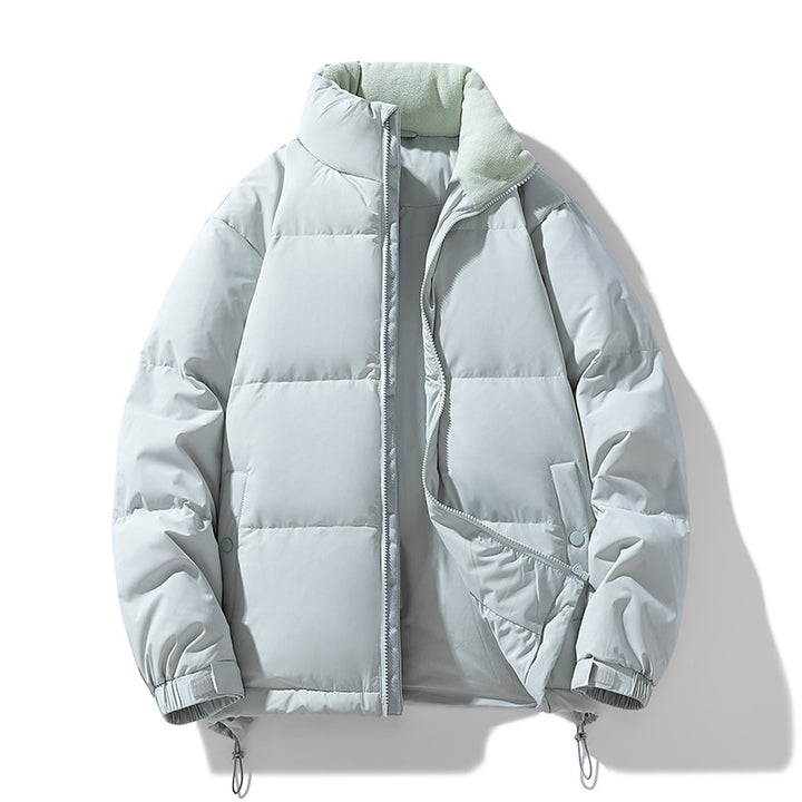 Damen Wattierte Steppjacke mit hohem Kragen und Teddyfutter Mune Fashion