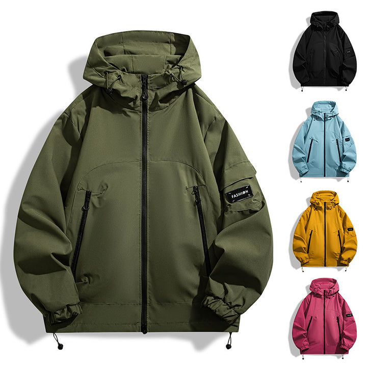 Men's Modern All-Weather Hoodie with Wind and Water-Repellent Membrane Mune Fashion