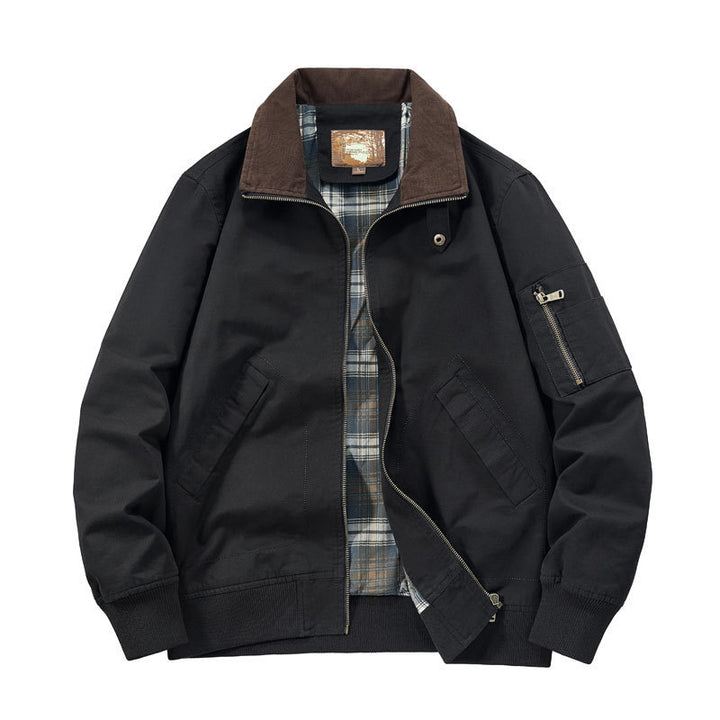 Men's Cord Collar Field Jacket Mune Fashion