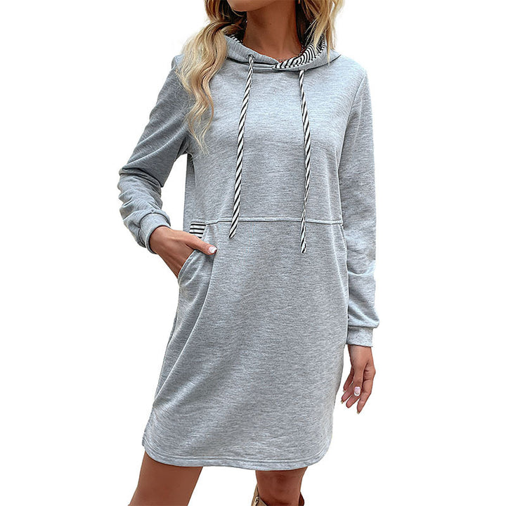 Women's hooded dress made from high-quality cotton Mune Fashion