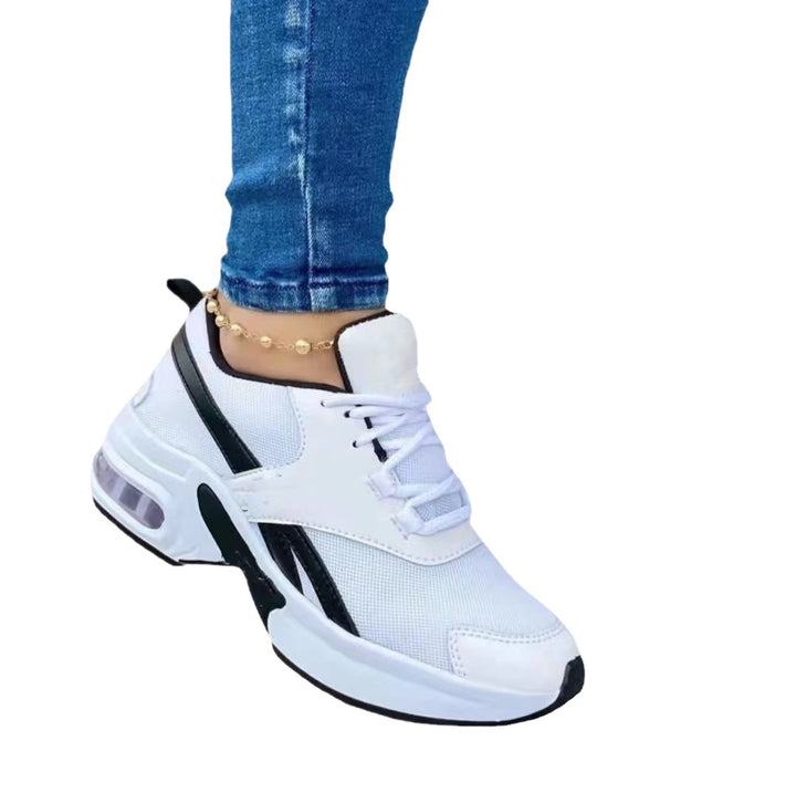 Women's trendy platform sneaker with visible air chamber and breathable mesh Mune Fashion