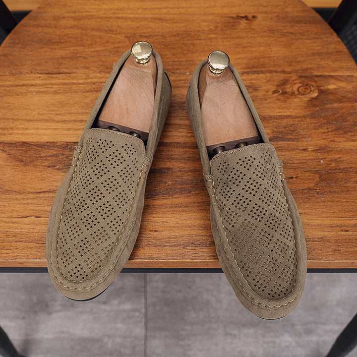 Men's Comfortable Perforated Moccasins