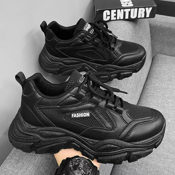 Ladies Athletic Sneakers with Robust Design and Breathable Inserts Mune Fashion