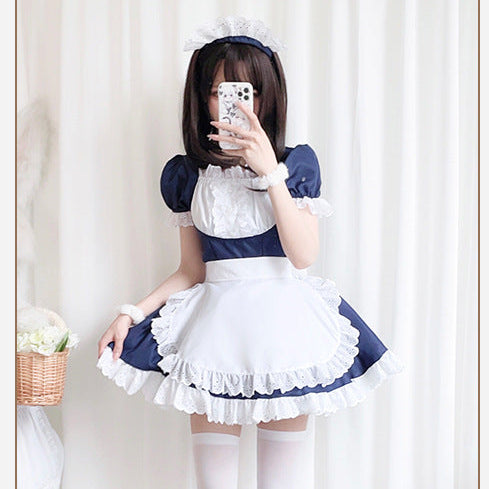 Ladies' costume dress with apron Mune Fashion