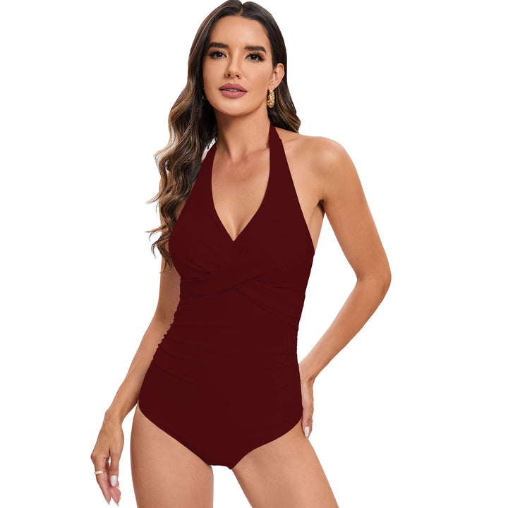Women's Elegant Wrap Swimsuit Mune Fashion