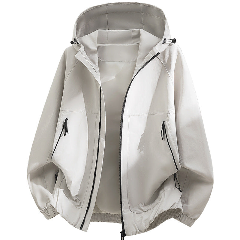 Men's technical hooded softshell jacket with adjustable hood and utility pockets Mune Fashion
