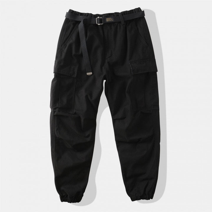 Men's cargo pants with adjustable waistband and practical pockets Mune Fashion