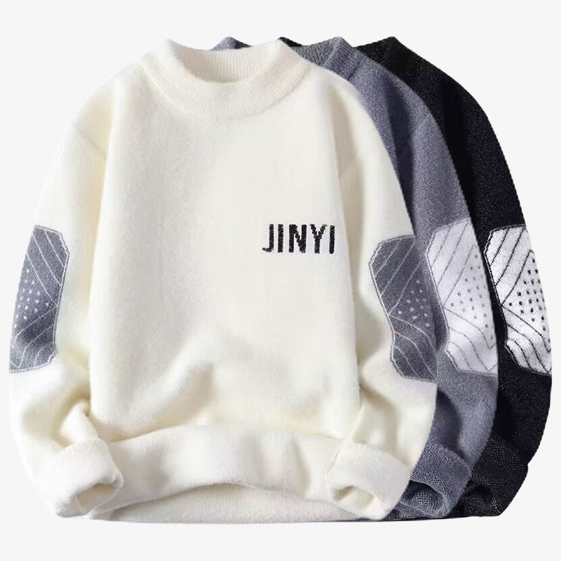 Men's Stylish Round Neck Sweater Mune Fashion
