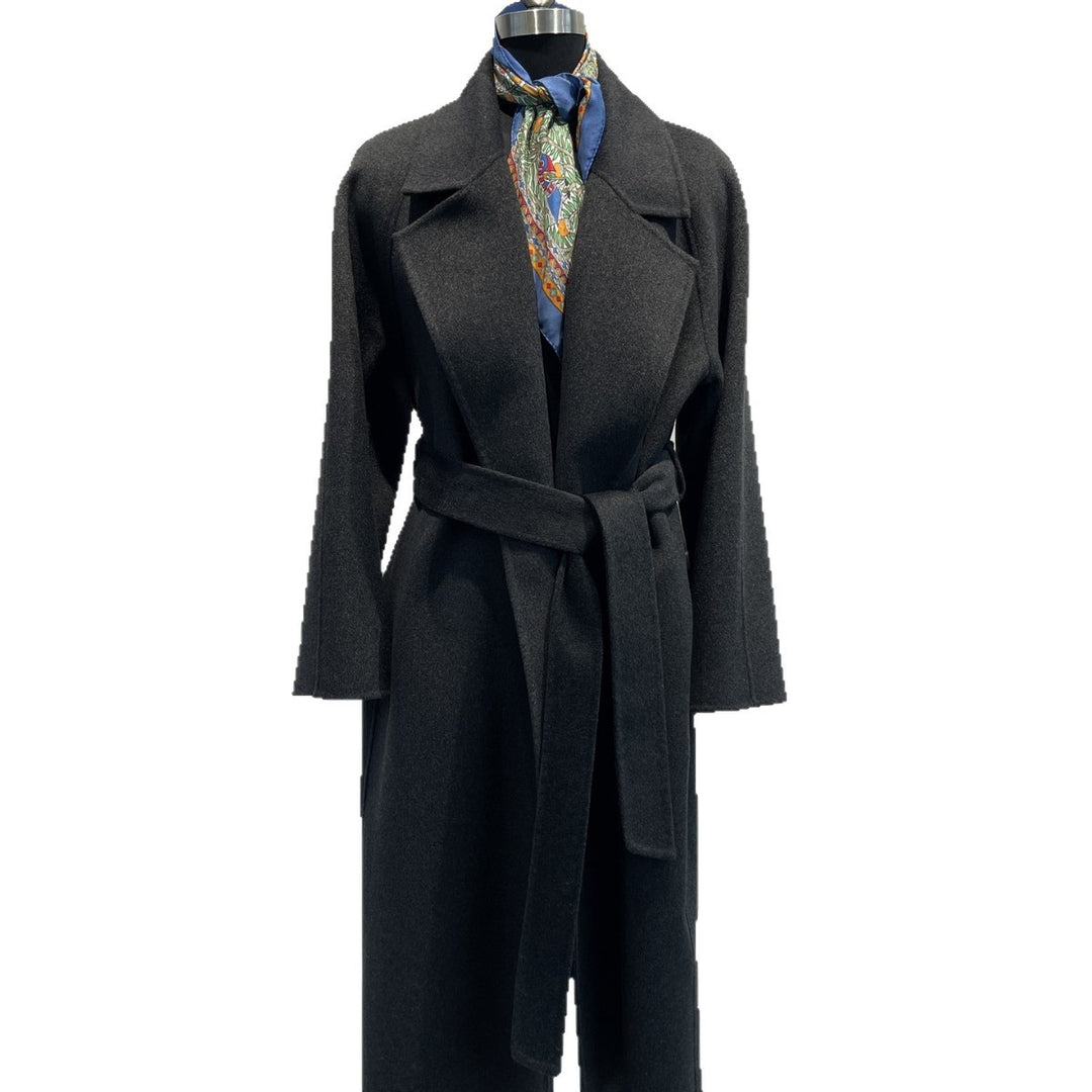 Women's Tailored Wool Blend Overcoat Mune Fashion